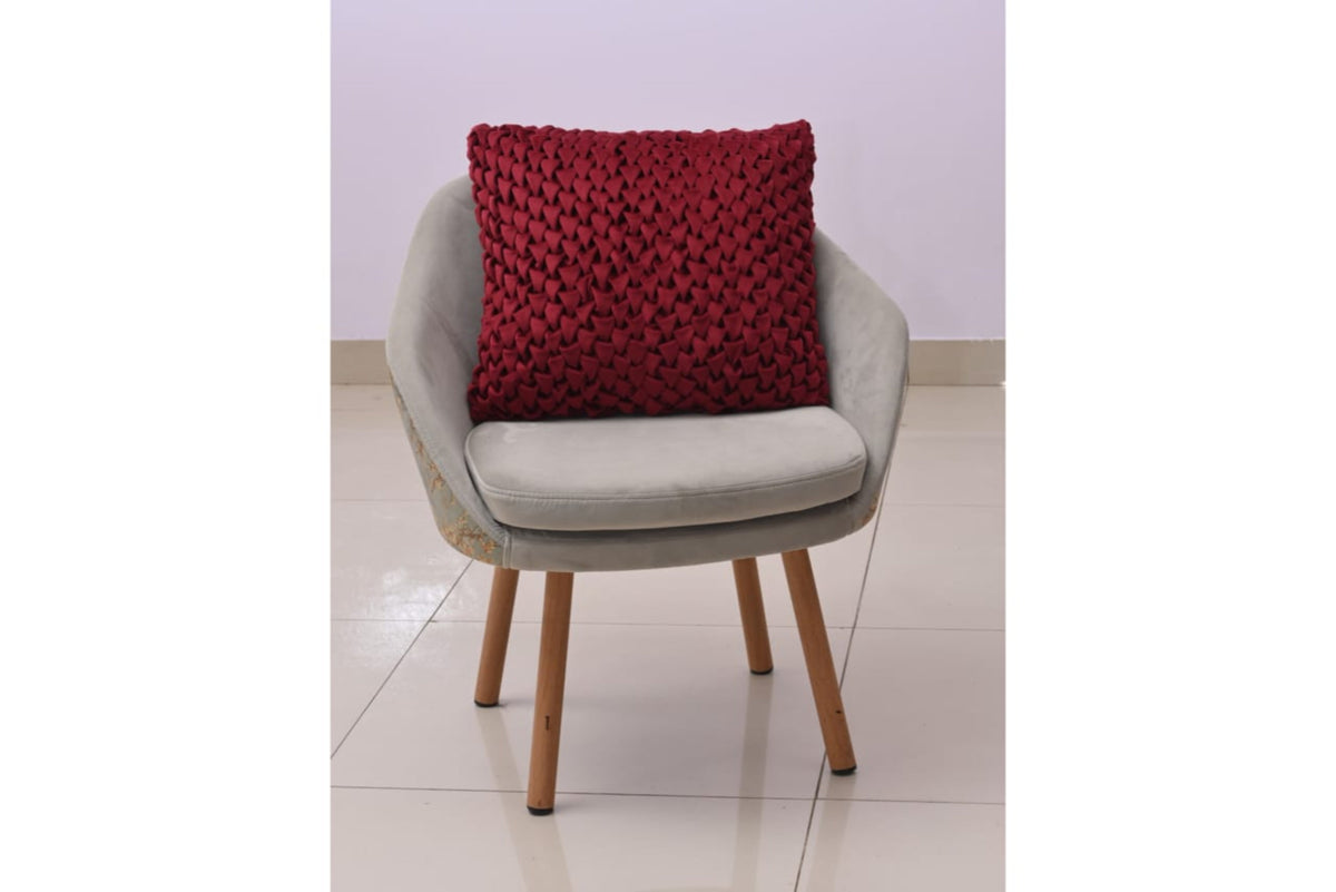 Funda de cojín HC4 rosas y morado con diseño panal 45 × 45 cm