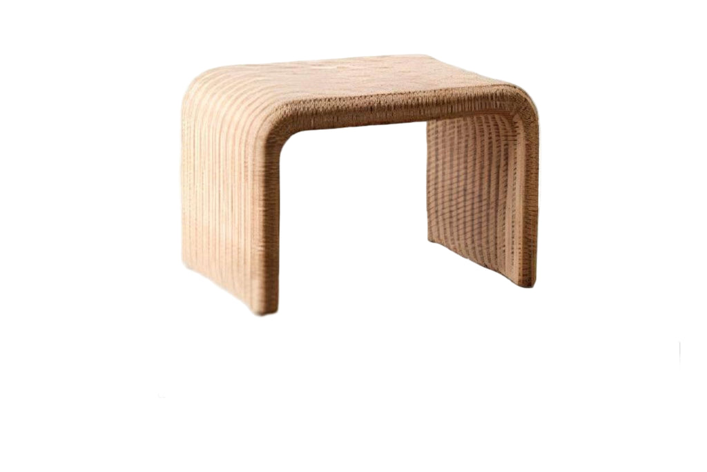 Mesa de Café Curvada de Ratán