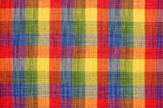 Alfombra Tejida de Mezcla de Algodón IC12192 Multicolor