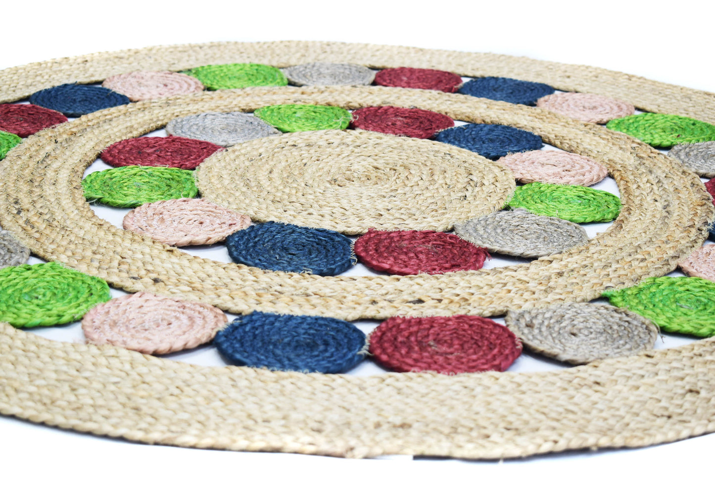 Alfombra Redonda de Yute