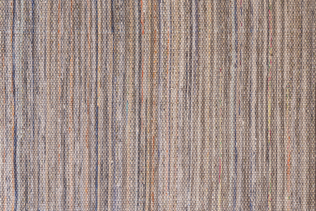 Alfombra Chindi Estampada Marrón con Borde