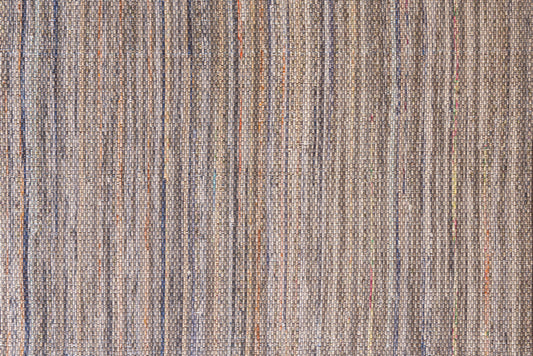 Alfombra Chindi Estampada Marrón con Borde