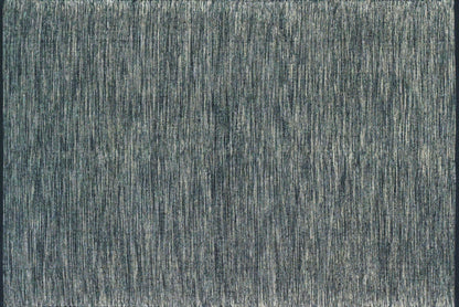 Alfombra chindi lisa IC14468 azul con borde
