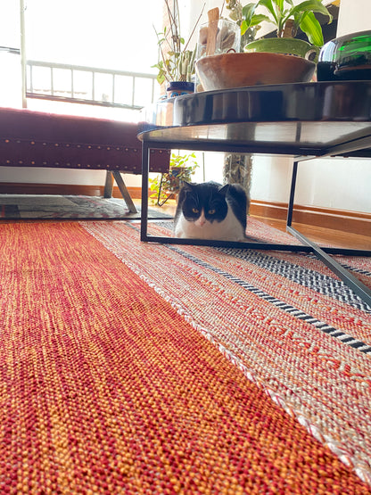 Alfombra Kilim de Algodón – Con Dobladillo Terminado