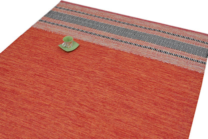 Alfombra Kilim de Algodón – Con Dobladillo Terminado