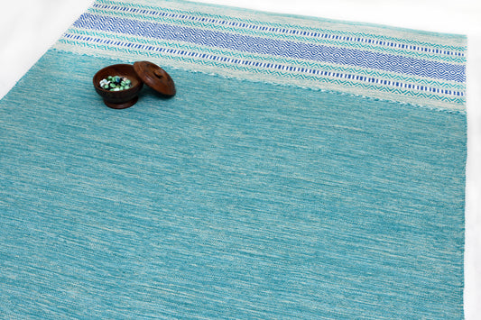 Alfombra Kilim de Algodón – Con Dobladillo Terminado