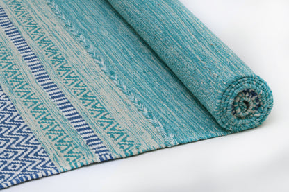 Alfombra Kilim de Algodón – Con Dobladillo Terminado