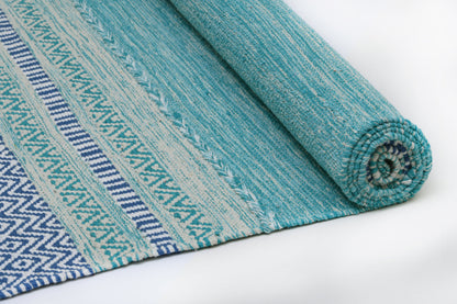 Alfombra Kilim IC14488 azul - vista 5