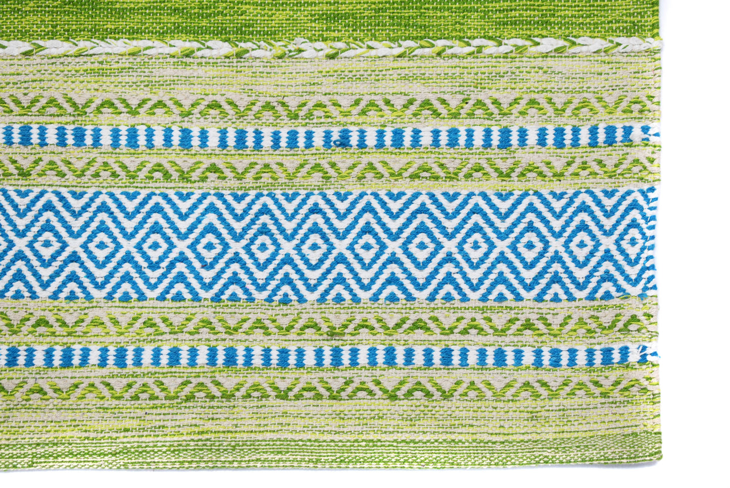 Alfombra Kilim de Algodón – Con Dobladillo Terminado