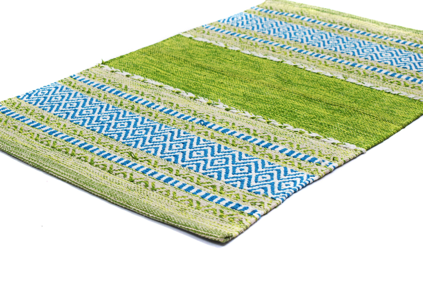 Alfombra Kilim de Algodón – Con Dobladillo Terminado