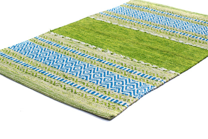 Alfombra Kilim de Algodón – Con Dobladillo Terminado