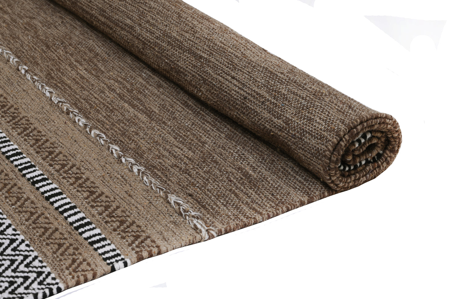 Alfombra Kilim de Algodón – Borde Acabado