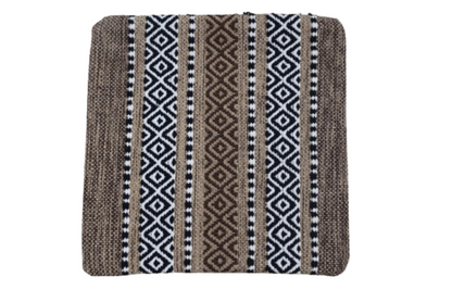 Funda de cojín IC14492 marrones y beige 40 × 40 cm