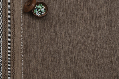 Alfombra Kilim de Algodón – Borde Acabado