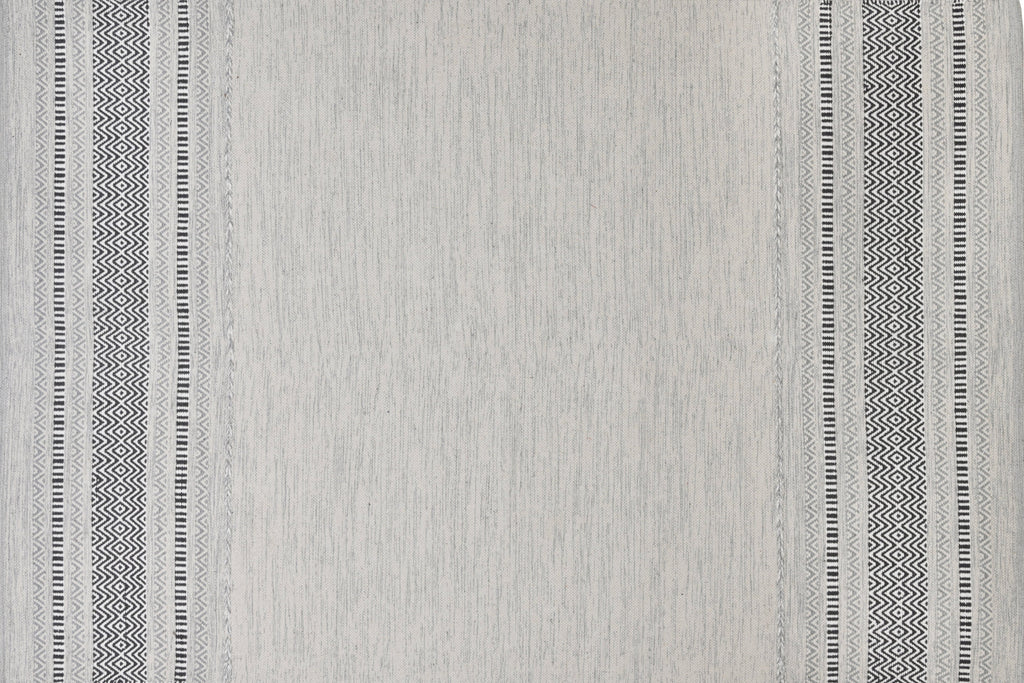 Alfombra kilim IC14540 gris y plateado - vista 1