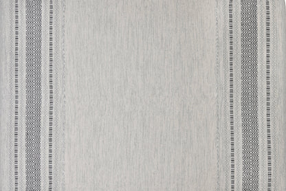 Alfombra kilim IC14540 gris y plateado - vista 1