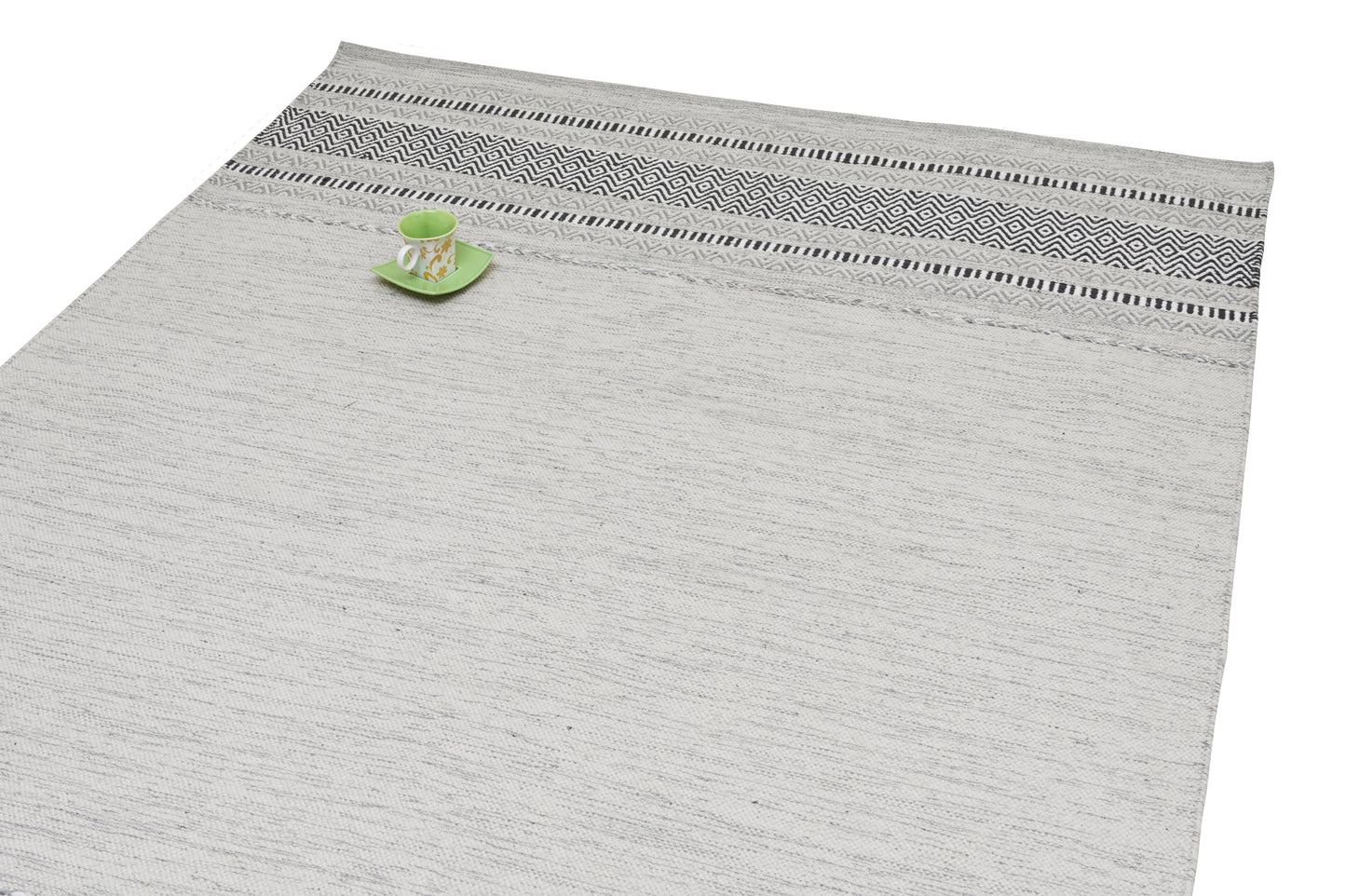 Alfombra Kilim de Algodón – Con Dobladillo Terminado