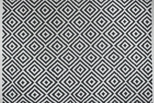 Alfombra de Diamantes de Algodón – Borde Rematado