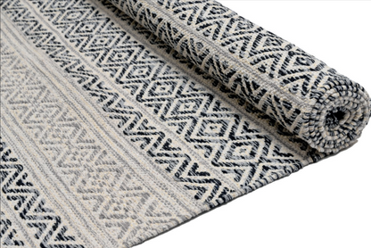 Alfombra Kilim de Algodón – Borde Acabado