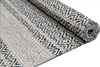 Alfombra kilim IC15033 gris y plateado - vista 3