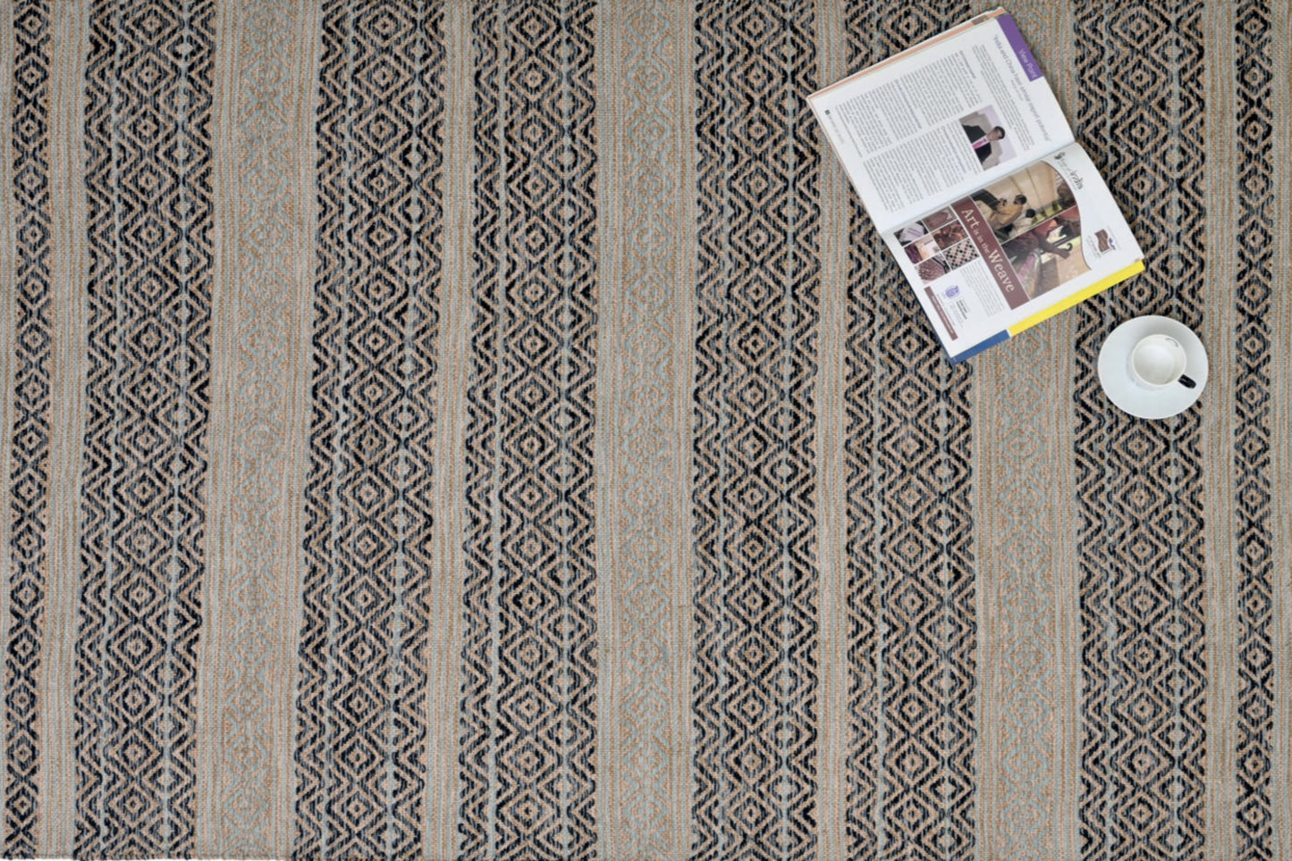 Cotton Kilim Rug – Hemmed Edge