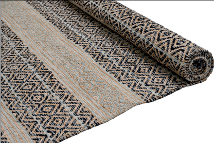 Cotton Kilim Rug – Hemmed Edge
