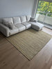 Alfombra IC15110 de yute y algodón en marrones y beige