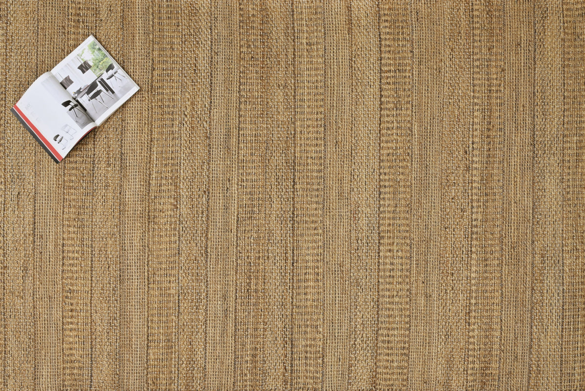 Alfombra Sarkanda IC15110 marrones y beige tejida a mano