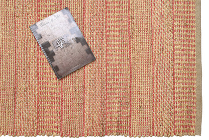 Alfombra de rayas Sarkanda – Borde con acabado en spray