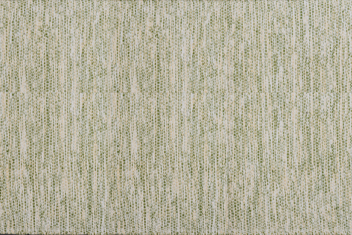 Alfombra de algodón con borde oliva IC15653 Verde