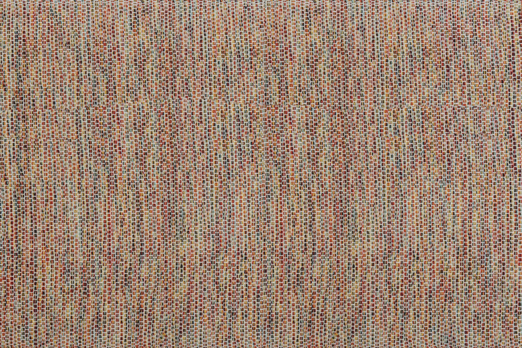 Alfombra IC15672 multicolor con borde naranja