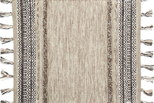 Alfombra Kilim de Algodón – Textura Shaggy