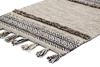 Cotton Kilim Rug – Shaggy Texture