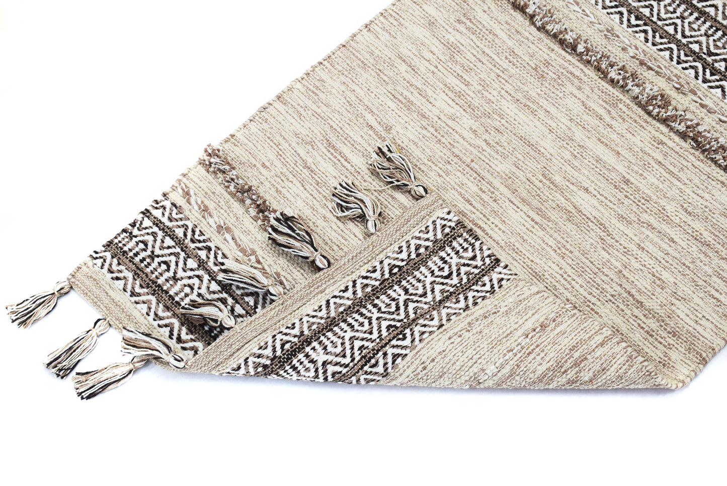Cotton Kilim Rug – Shaggy Texture