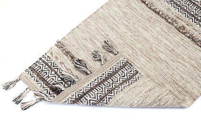 Cotton Kilim Rug – Shaggy Texture