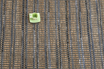 Alfombra de Denim y Yute Sarkanda – Borde Acabado