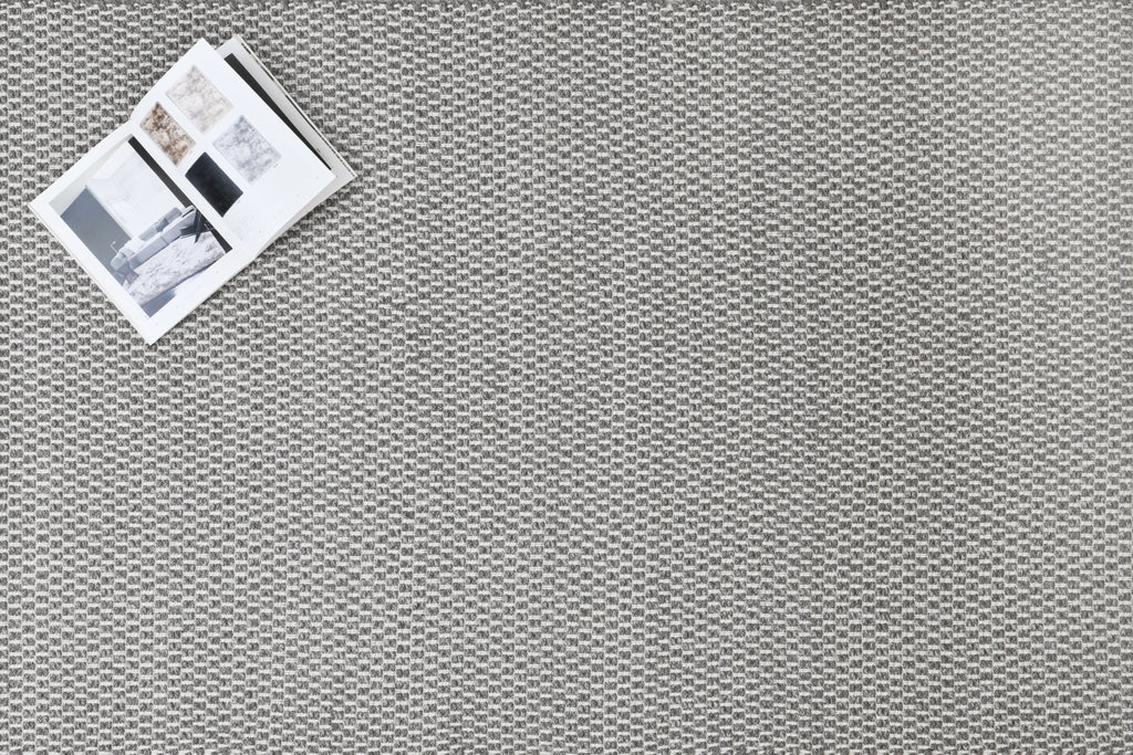 Alfombra de Hilo PET Reciclada y Resistente IC17704 Grises/Plateado