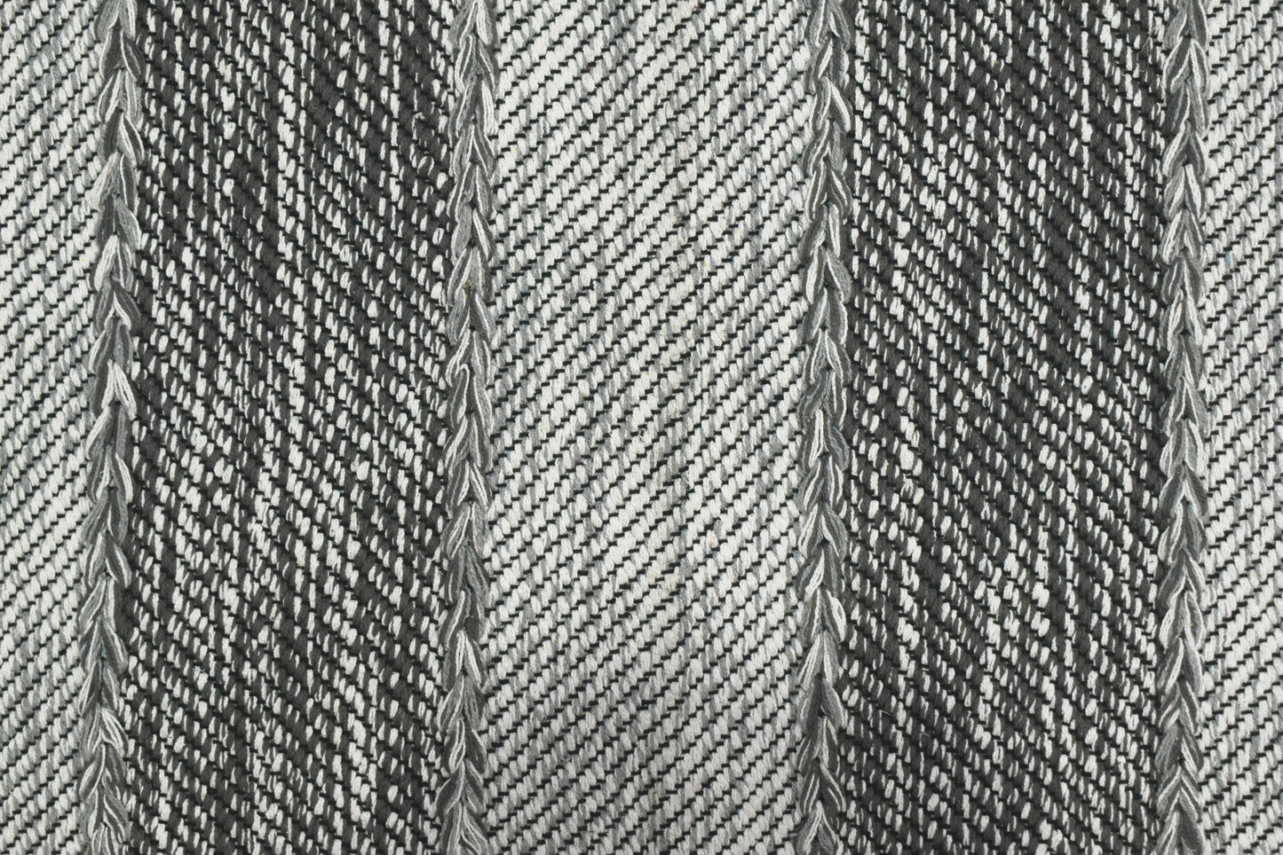 Durry de algodón – con borde rematado y flecos