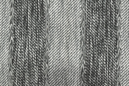 Durry de algodón – con borde rematado y flecos