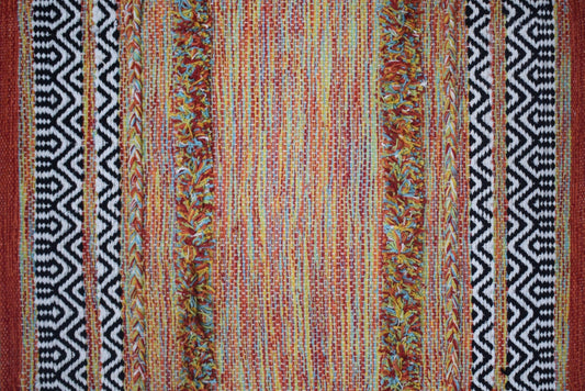 Alfombra kilim shaggy IC17711 naranja