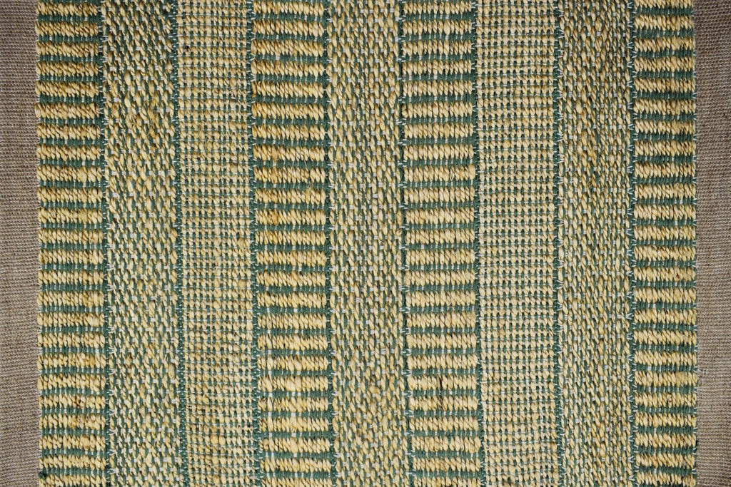 Alfombra Sarkanda a rayas – Borde rematado con acabado en spray