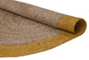 Braided Jute Round Rug – Bordered