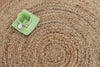 Braided Jute Round Rug – Bordered