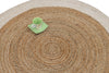 Braided Jute Round Rug – Bordered