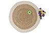 Braided Jute Round Rug – Bordered