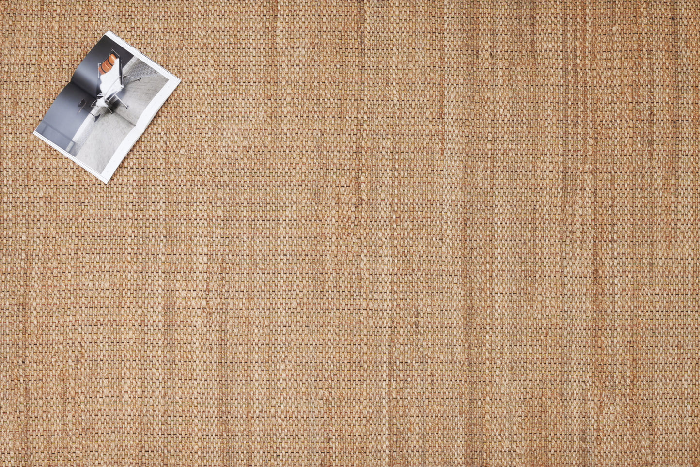 Dhurrie de yute tejido a mano – Borde con dobladillo