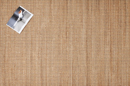 Dhurrie de yute tejido a mano – Borde con dobladillo