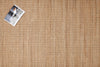 Alfombra Dhurrie de Yute Hecha a Mano Borde Acabado IC18049 Natural