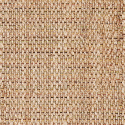 Alfombra Dhurrie de Yute Hecha a Mano Borde Acabado IC18049 Natural