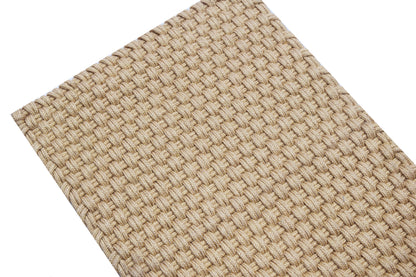 Alfombra de PET Tejida a Mano para Exterior.